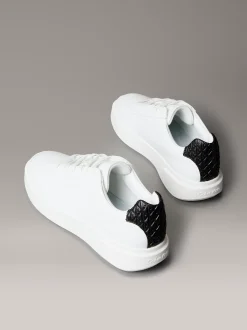 Calvin Klein CK Avenue – Turnschuhe aus weichem Leder mit Logoprägung^Damen SneakerFrisch Eingetroffen