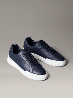 Calvin Klein CK Avenue – Turnschuhe aus weichem Leder mit Logoprägung^Herren SneakerFrisch Eingetroffen