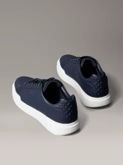 Calvin Klein CK Avenue – Turnschuhe aus weichem Leder mit Logoprägung^Herren SneakerFrisch Eingetroffen