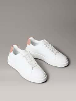 Calvin Klein CK Avenue – Turnschuhe aus weichem Leder mit Logoprägung^Damen SneakerFrisch Eingetroffen