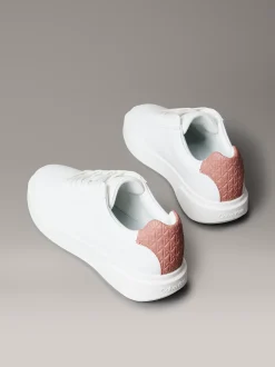 Calvin Klein CK Avenue – Turnschuhe aus weichem Leder mit Logoprägung^Damen SneakerFrisch Eingetroffen