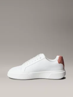 Calvin Klein CK Avenue – Turnschuhe aus weichem Leder mit Logoprägung^Damen SneakerFrisch Eingetroffen