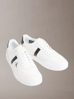 Calvin Klein CK Baseline - Sneakers aus Leder mit charakteristischem Logo^Herren SneakerFrisch Eingetroffen