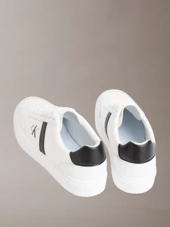 Calvin Klein CK Baseline - Sneakers aus Leder mit charakteristischem Logo^Herren SneakerFrisch Eingetroffen