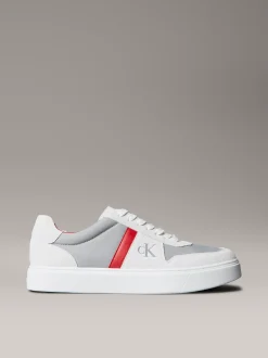 Calvin Klein CK Baseline - Sneakers aus Leder mit charakteristischem Logo^Herren SneakerFrisch Eingetroffen