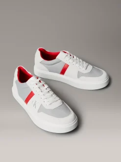 Calvin Klein CK Baseline - Sneakers aus Leder mit charakteristischem Logo^Herren SneakerFrisch Eingetroffen