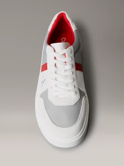 Calvin Klein CK Baseline - Sneakers aus Leder mit charakteristischem Logo^Herren SneakerFrisch Eingetroffen