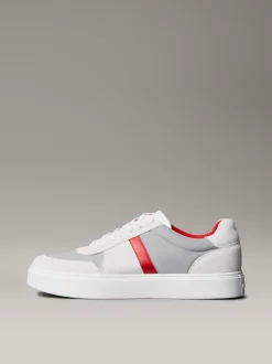 Calvin Klein CK Baseline - Sneakers aus Leder mit charakteristischem Logo^Herren SneakerFrisch Eingetroffen