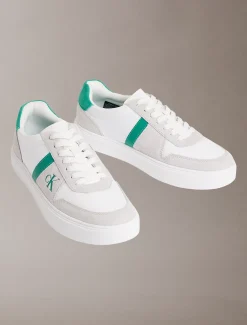 Calvin Klein CK Baseline - Sneakers aus Leder mit charakteristischem Logo^Herren SneakerFrisch Eingetroffen