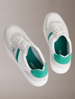 Calvin Klein CK Baseline - Sneakers aus Leder mit charakteristischem Logo^Herren SneakerFrisch Eingetroffen