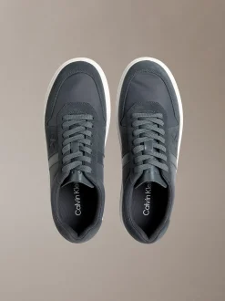 Calvin Klein CK Baseline - Sneakers aus Leder mit charakteristischem Logo^Herren SneakerFrisch Eingetroffen