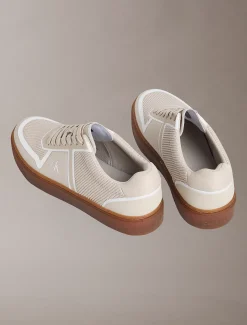 Calvin Klein CK Baseline - Strick-Sneakers mit charakteristischem Logo^Herren SneakerFrisch Eingetroffen