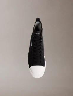 Calvin Klein CK Leo - High Top Sneakers aus Baumwoll-Canvas^Herren SneakerFrisch Eingetroffen