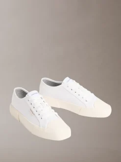 Calvin Klein CK Luna - Canvas-Sneaker mit Emblem-Logo^Damen SneakerFrisch Eingetroffen