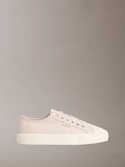 Calvin Klein CK Luna - Canvas-Sneaker mit Emblem-Logo^Damen SneakerFrisch Eingetroffen