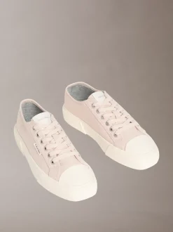 Calvin Klein CK Luna - Canvas-Sneaker mit Emblem-Logo^Damen SneakerFrisch Eingetroffen
