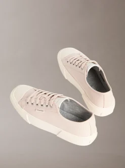 Calvin Klein CK Luna - Canvas-Sneaker mit Emblem-Logo^Damen SneakerFrisch Eingetroffen