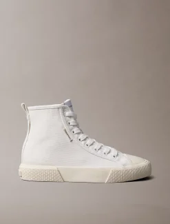 Calvin Klein CK Luna - High-Top Logo Sneakers aus Canvas^Damen SneakerFrisch Eingetroffen