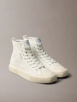 Calvin Klein CK Luna - High-Top Logo Sneakers aus Canvas^Damen SneakerFrisch Eingetroffen
