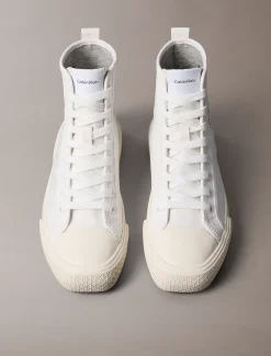Calvin Klein CK Luna - High-Top Logo Sneakers aus Canvas^Damen SneakerFrisch Eingetroffen