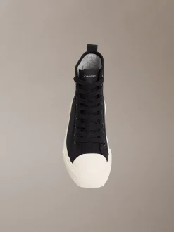 Calvin Klein CK Luna - High-Top Logo Sneakers aus Canvas^Damen SneakerFrisch Eingetroffen