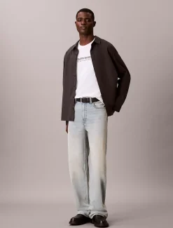 Calvin Klein CK NY Grafik-T-Shirt mit Rundhalsausschnitt^Herren T-shirts