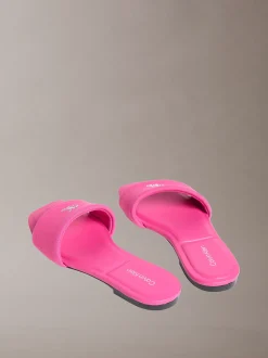 Calvin Klein CK Provence - Flache Sandalen mit eckiger Zehenpartie^Damen SandalenFrisch Eingetroffen