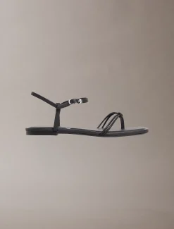 Calvin Klein CK Provence - Sandalen mit eckiger Zehenpartie^Damen SandalenFrisch Eingetroffen