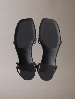 Calvin Klein CK Provence - Sandalen mit eckiger Zehenpartie^Damen SandalenFrisch Eingetroffen