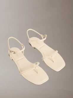 Calvin Klein CK Provence - Sandalen mit eckiger Zehenpartie^Damen SandalenFrisch Eingetroffen