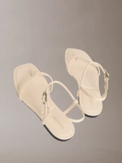 Calvin Klein CK Provence - Sandalen mit eckiger Zehenpartie^Damen SandalenFrisch Eingetroffen