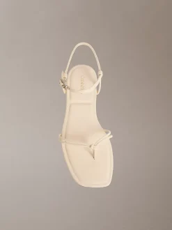 Calvin Klein CK Provence - Sandalen mit eckiger Zehenpartie^Damen SandalenFrisch Eingetroffen