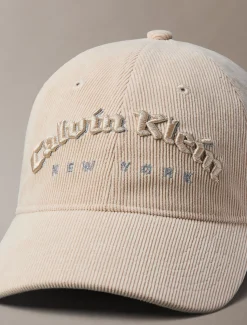 Calvin Klein CKNY-Kordsamt-Kappe^Herren Kappen & MützenFrisch Eingetroffen