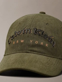 Calvin Klein CKNY-Kordsamt-Kappe^Herren Kappen & MützenFrisch Eingetroffen