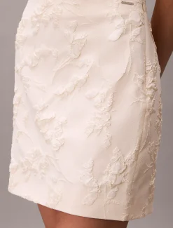 Calvin Klein Cloque Mini-Rock^Damen Kleider & Röcke