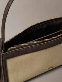 Calvin Klein Clutch aus Canvas mit Monogramm-Logo^Damen Geldbörsen & Etuis