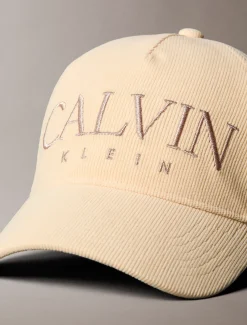 Calvin Klein Corduroy Logo Kordkappe^Damen Hüte & MützenFrisch Eingetroffen