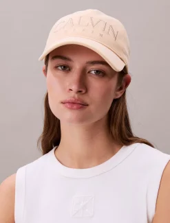 Calvin Klein Corduroy Logo Kordkappe^Damen Hüte & MützenFrisch Eingetroffen