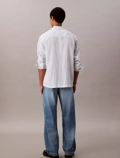 Calvin Klein Cotton Linen Pull On Jeans^Herren Baggy|Skinny