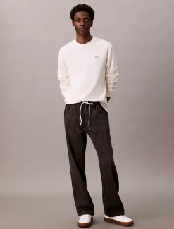 Calvin Klein Cotton Linen Pull On Jeans^Herren Passform-guide Für Denims|Baggy