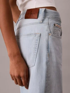 Calvin Klein Cotton Linen Wide Leg Jeans^Damen Passform-guide Für Denims|High Rise Skinny