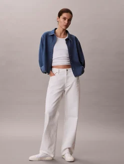Calvin Klein Cropped Dad-Hemd aus Denim^Damen Hemden & Blusen|T-shirts & Tops