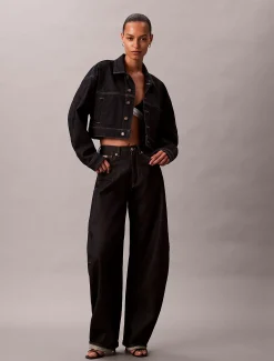 Calvin Klein Cropped Jeansjacke^Damen Jeansjacken|JackenFrisch Eingetroffen