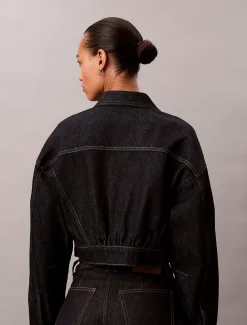 Calvin Klein Cropped Jeansjacke^Damen Jeansjacken|JackenFrisch Eingetroffen