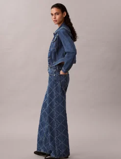 Calvin Klein Cropped Jeansjacke im 90er-Jahre-Look^Damen JackenFrisch Eingetroffen