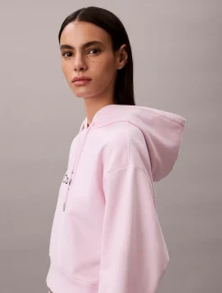 Calvin Klein Cropped Logo-Hoodie^Damen Sweatshirts & Hoodies