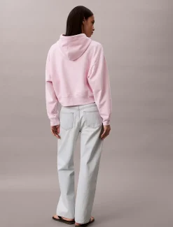 Calvin Klein Cropped Logo-Hoodie^Damen Sweatshirts & Hoodies