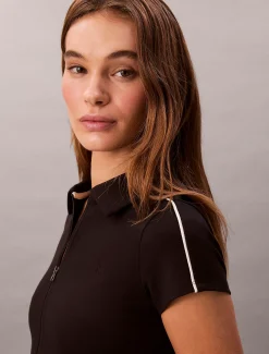 Calvin Klein Cropped Tech-Poloshirt^Damen T-shirts & Tops