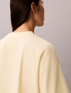 Calvin Klein Cropped Varsity Logo-T-Shirt^Damen T-shirts & Tops