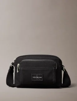 Calvin Klein Crossbody Camera Bag aus Canvas^Herren Umhängetaschen & Schultertaschen|Taschen
